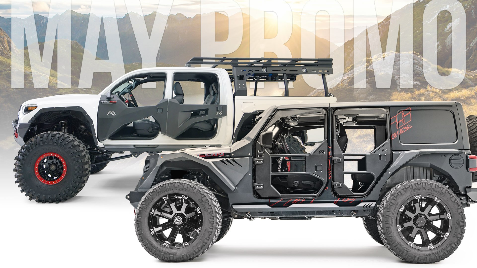 Toyota Tacoma and Jeep Trail Doors 